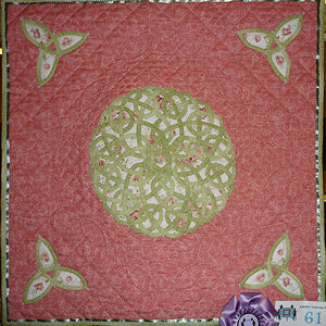 Jan Kenefick's quilt, A Celtic Garden.