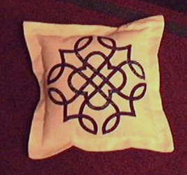 Kim Olson's Celtic pillow