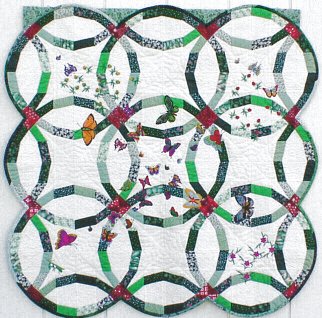 Double Wedding Ring Quilt Pattern | OzarkMountainQuilter.com